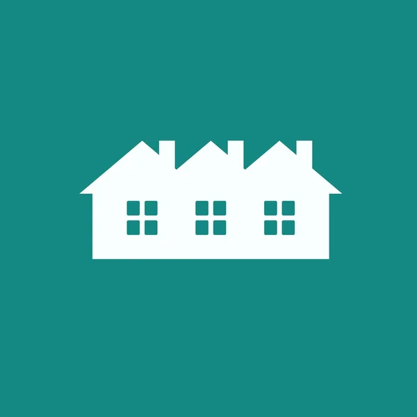 Huse, huse ikon – Stock-vektor