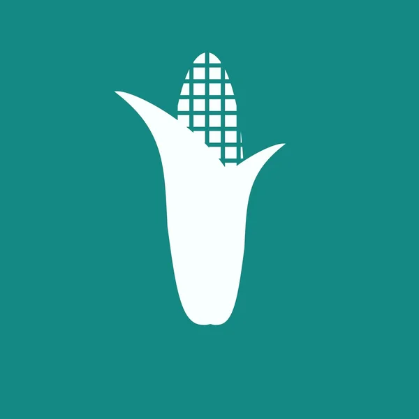 Corn spindelväv ikonen — Stock vektor