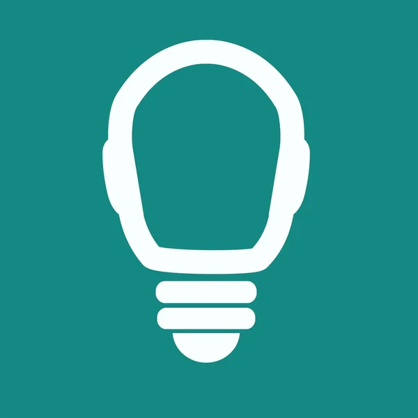 Light bulb icon — Stock Vector