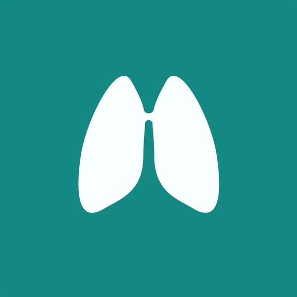 Icona web dei polmoni — Vettoriale Stock