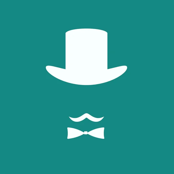 Gentleman web icon — Stock Vector