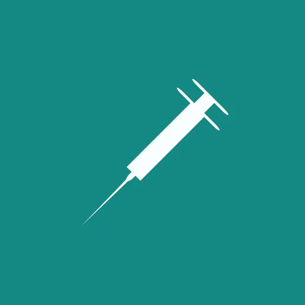 Spruta medicin ikonen — Stock vektor