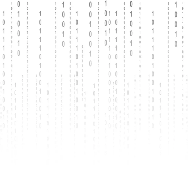 Codice binario. illustrazione digitale . — Vettoriale Stock