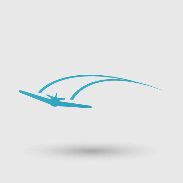 Samolot, samoloty symbol — Wektor stockowy