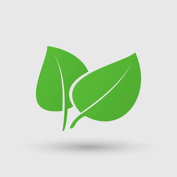 Tree leaves icon — Stock Vector