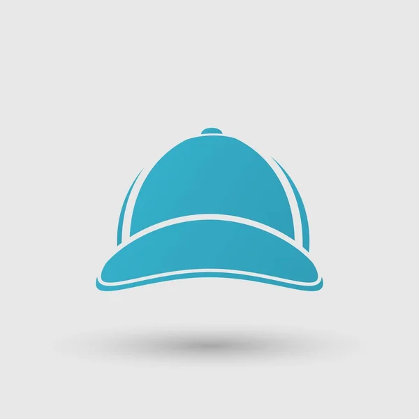 Baseballcap-Ikone — Stockvektor