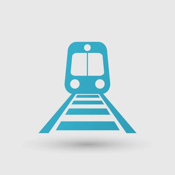 Trein vervoer pictogram — Stockvector