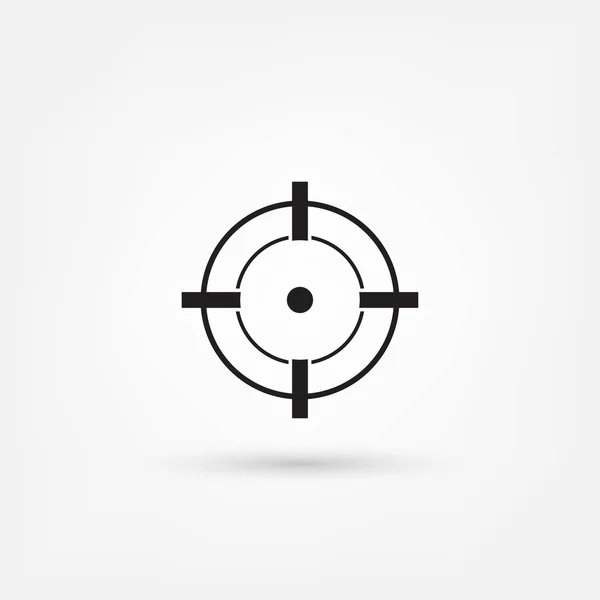 Icono web objetivo — Vector de stock