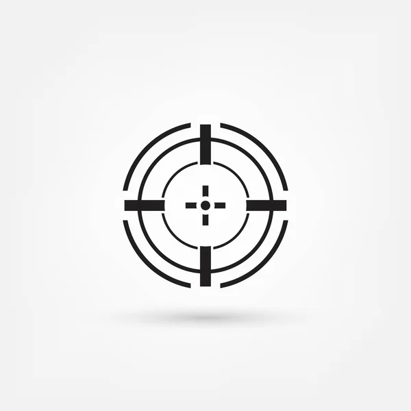 Icono web objetivo — Vector de stock