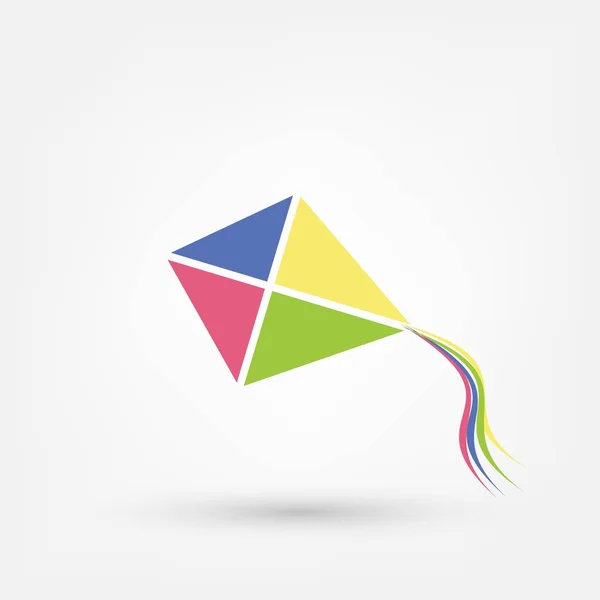 Kite web pictogram — Stockvector