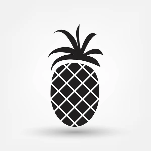 菠萝水果图标 — 图库矢量图片