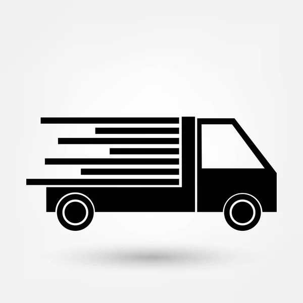 Fast delivery truck icon — Stock Vector