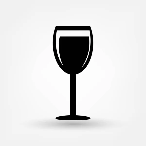 Champagne glas ikon – Stock-vektor