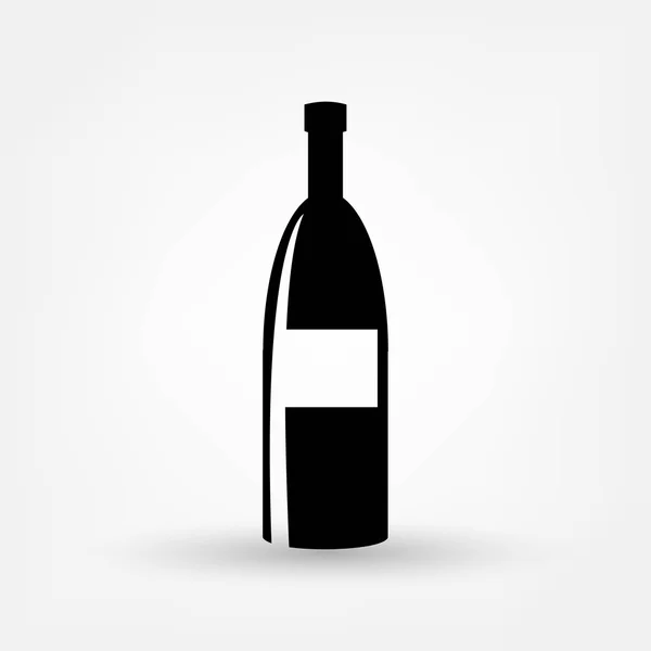 Signe bouteille de vin . — Image vectorielle