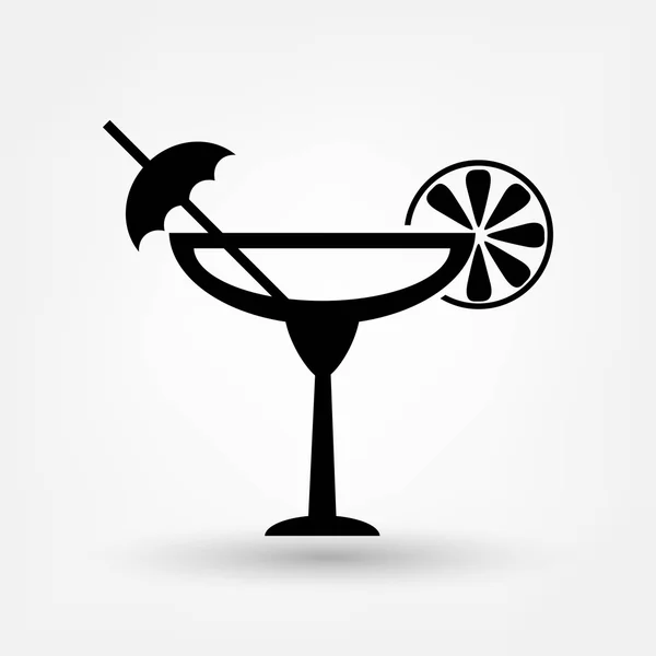 Alcohol cocktail icon — Stock Vector