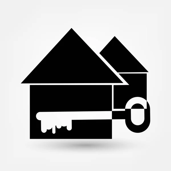 Houses security icon — Stock Vector