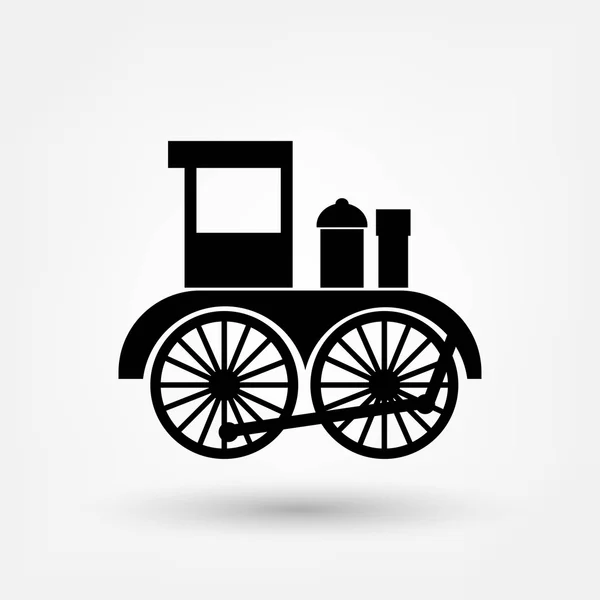 Locomotive web icon — Stock Vector