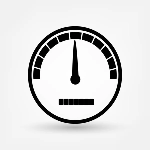 Speedometer indicator icon — Stock Vector