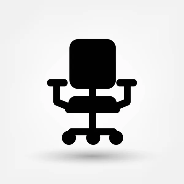 Icono de silla de oficina — Vector de stock