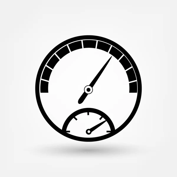 Speedometer indicator icon — Stock Vector