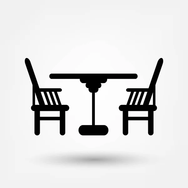 Straat café pictogram — Stockvector