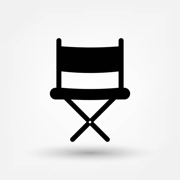 Icône chaise de camping — Image vectorielle