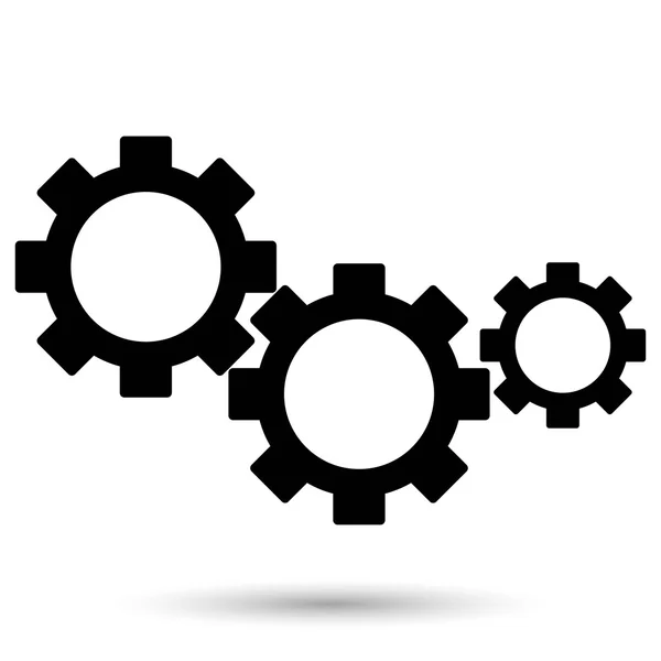 Gears web pictogram — Stockvector