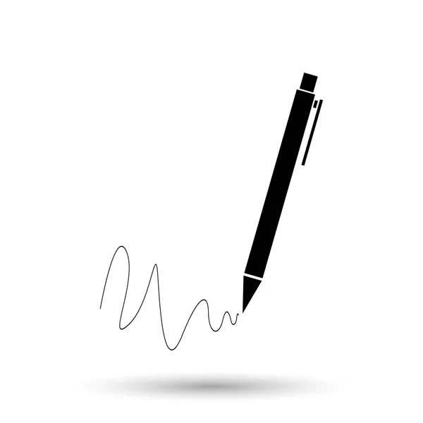 Icône web Pen — Image vectorielle