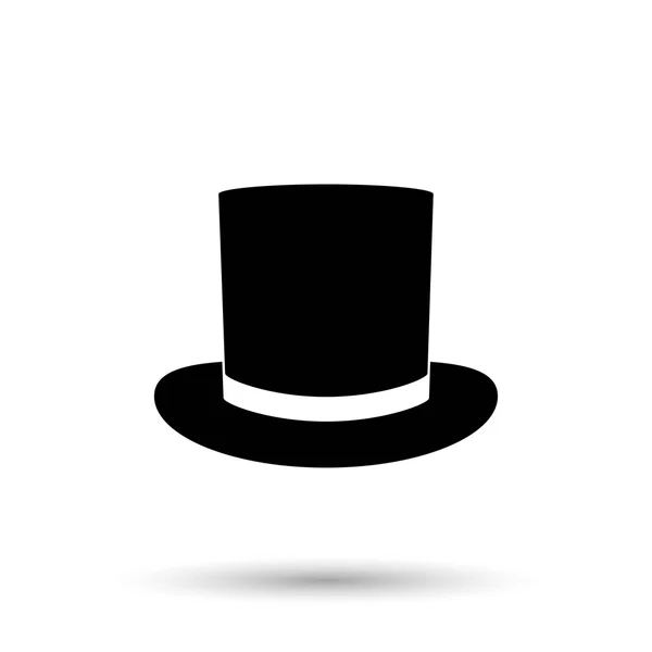 Icono de sombrero superior — Archivo Imágenes Vectoriales