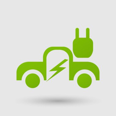 elektrikli araba simgesi