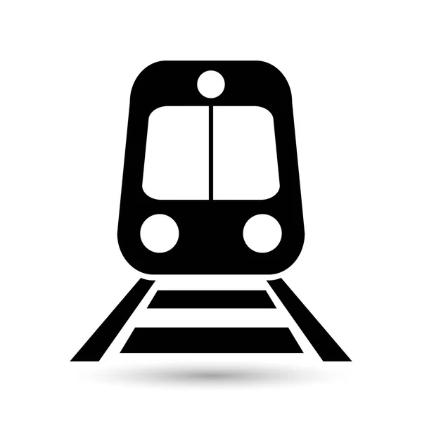 Tren ulaşım simgesi — Stok Vektör
