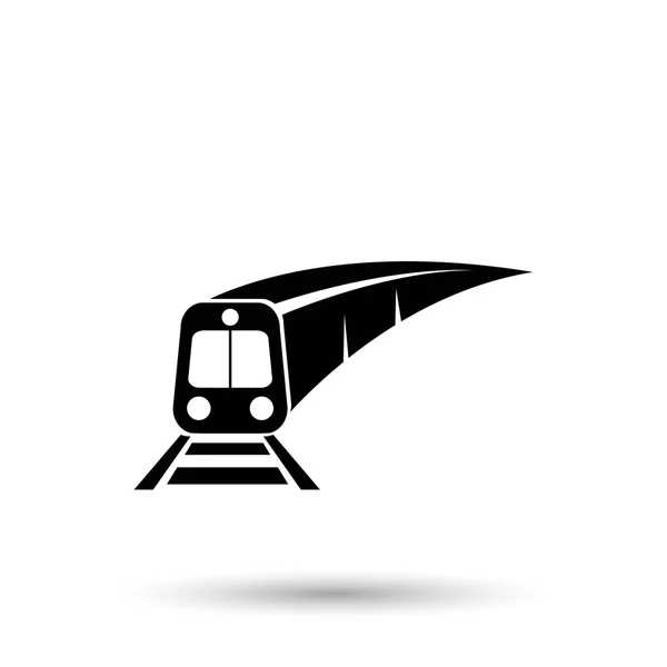 Icono de transporte de tren — Archivo Imágenes Vectoriales