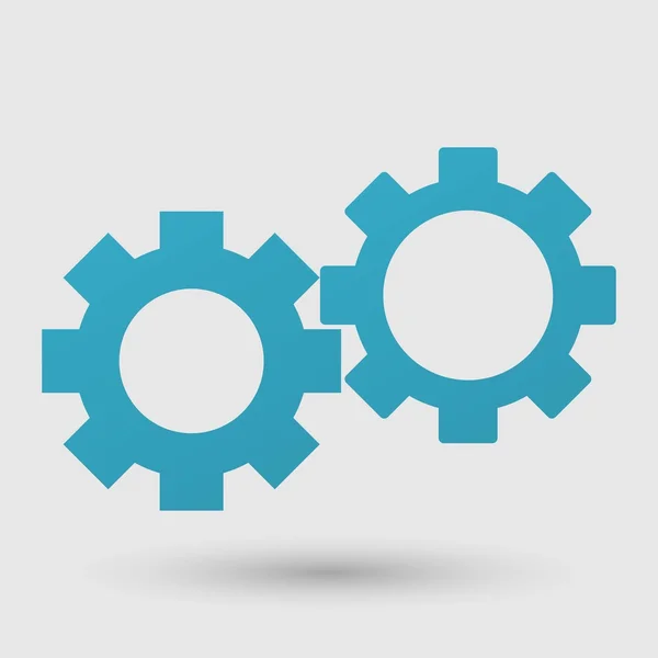 Gears web pictogram — Stockvector