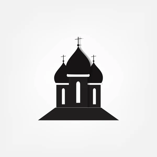 Iglesia catedral ortodoxa — Vector de stock