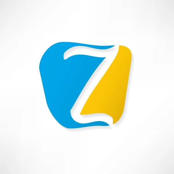 Icona con lettera Z — Vettoriale Stock