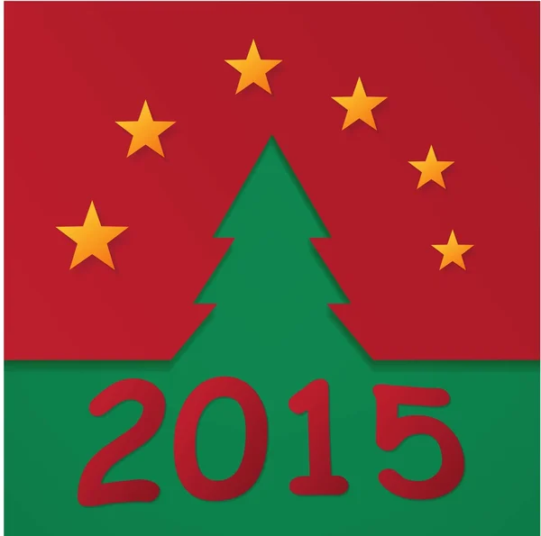 Felice anno nuovo 2015 — Vettoriale Stock