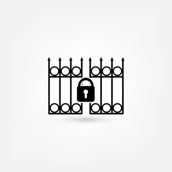 Gate icon — Stock Vector