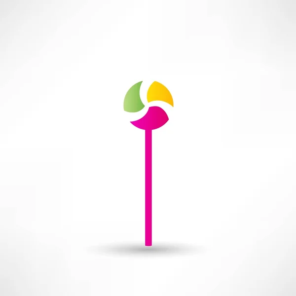 Lolly pictogram — Stockvector