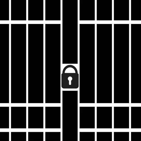 Prison gates — Stock Vector