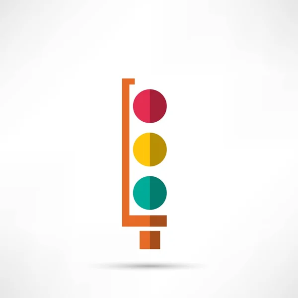 Traffic lights icon — Stock Vector