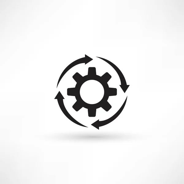 Icono Cogswheel — Vector de stock