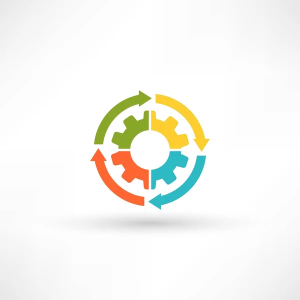Cogswheel icon — Stock Vector