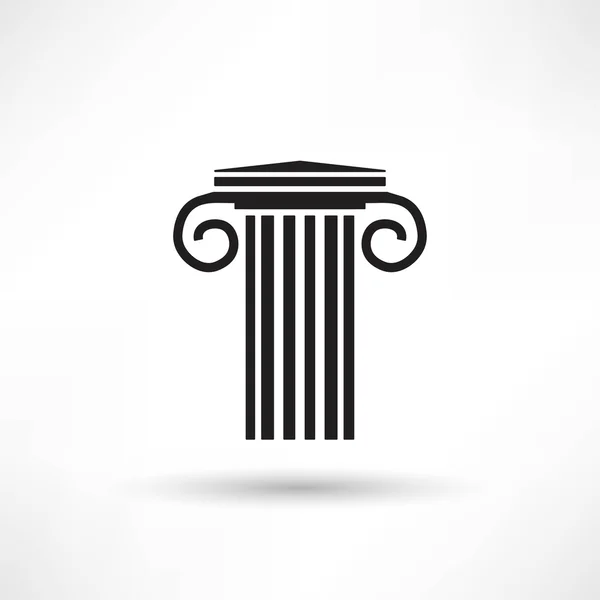 Antique Column Icon — Stock Vector