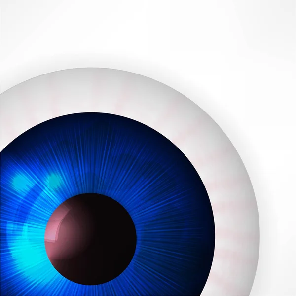 Blaue Augenfarbe — Stockvektor