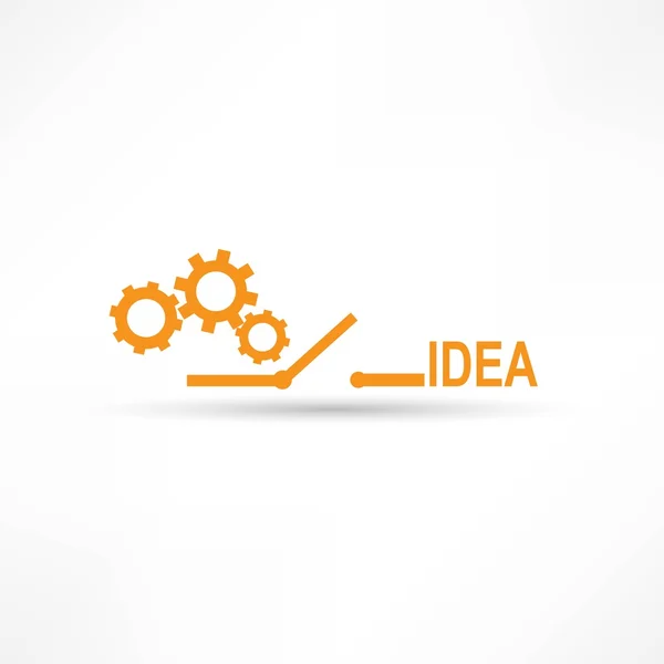 Idea, concetto di innovazione — Vettoriale Stock