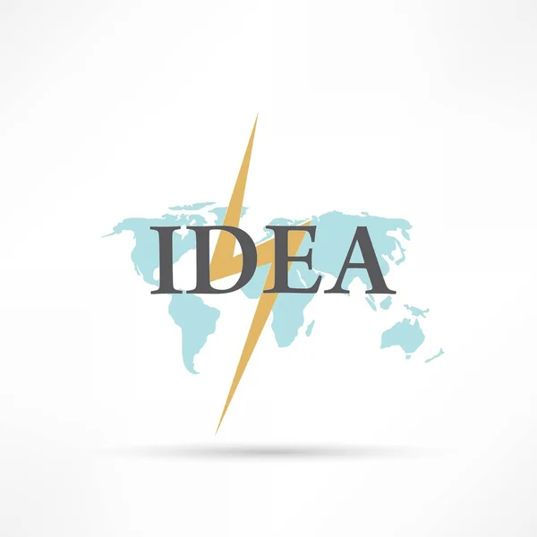 Idea, concetto di innovazione — Vettoriale Stock