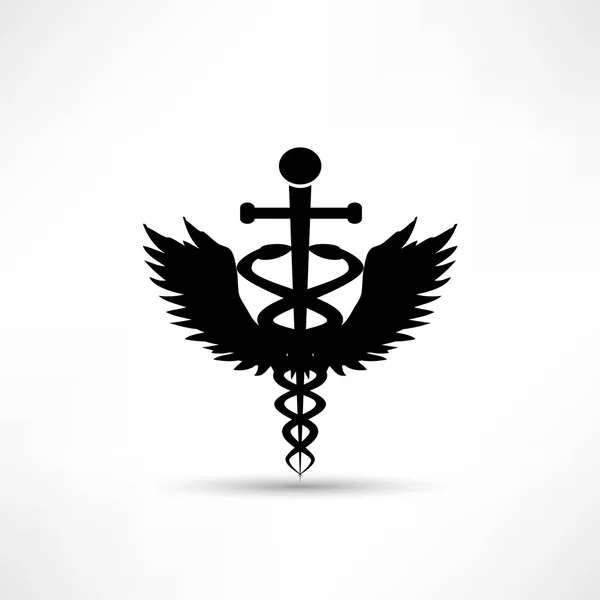 Médico, ícone de símbolo de saúde — Vetor de Stock