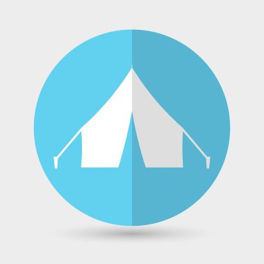 çadır, seyahat simgesi