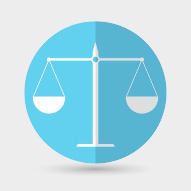 Ölçek, ağırlık ölçü simgesi