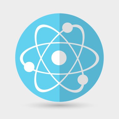 Molekülü, atom, bilim simgesi